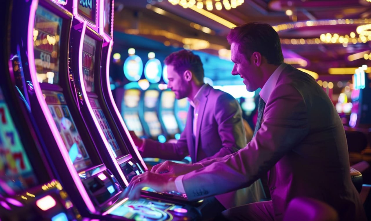 Slot game reels on 65 ph platform with vibrant symbols
